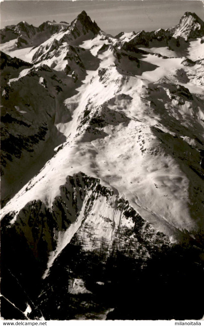 Blick Auf Das Skigebiet Der Galmihornhütte Ob Münster U. Reckingen (12065) - Reckingen