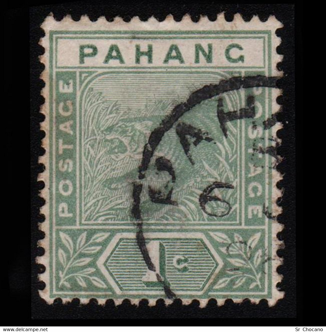Malayan States PAHANG.1891.SG 11. 1c.Used. - Pahang
