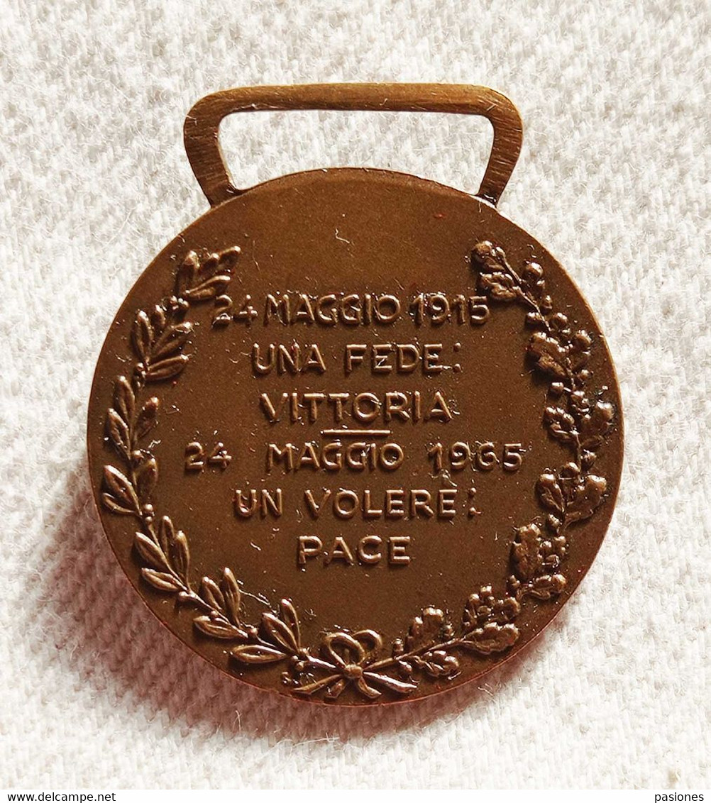 Medaglia Associazione Nazionale Combattenti Reduci Fed.Prov. Di Verona 1915 - 24 Maggio 1965 - Professionali/Di Società