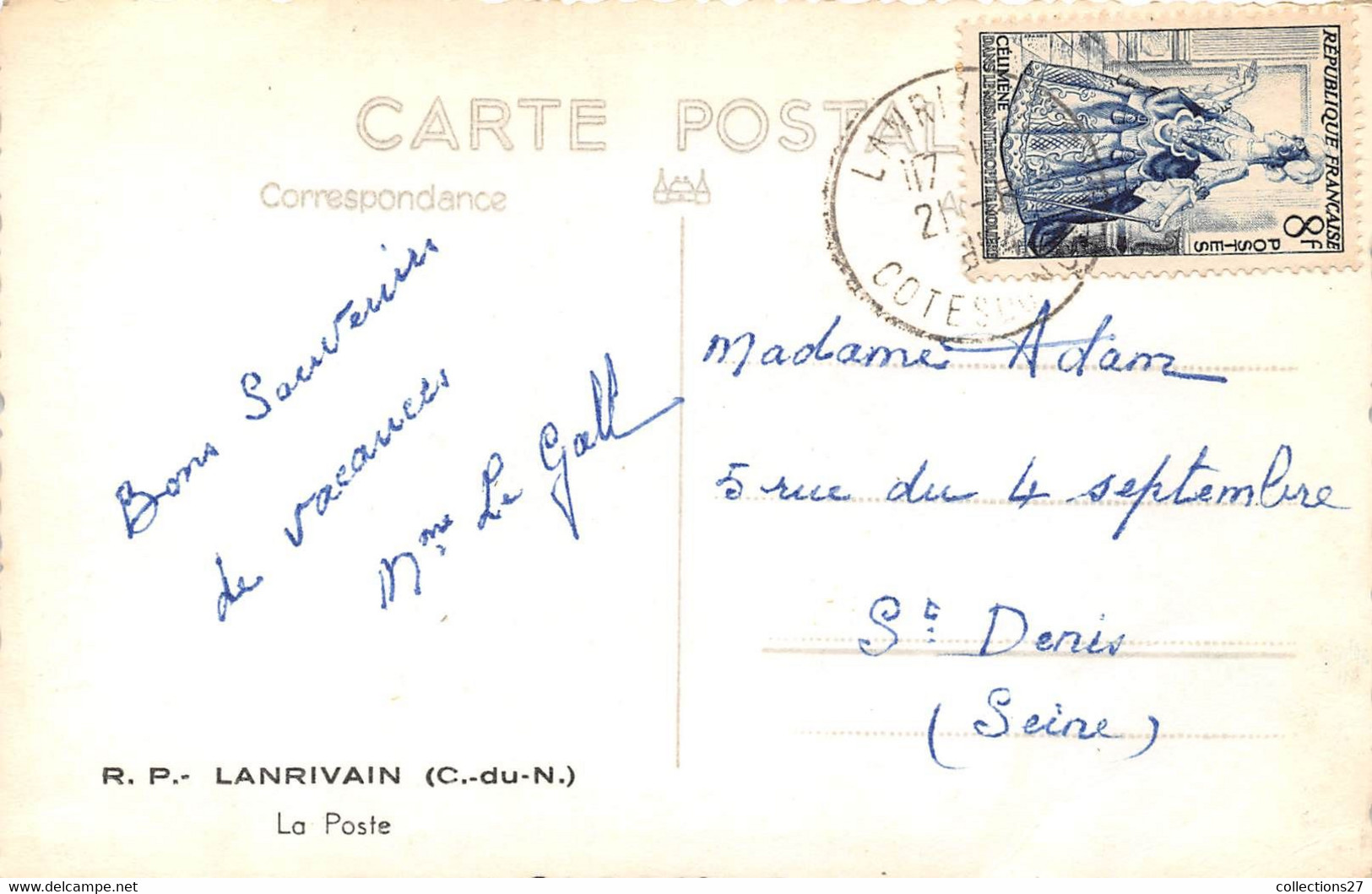 22-LANRIVAIN-LA POSTE - Other & Unclassified