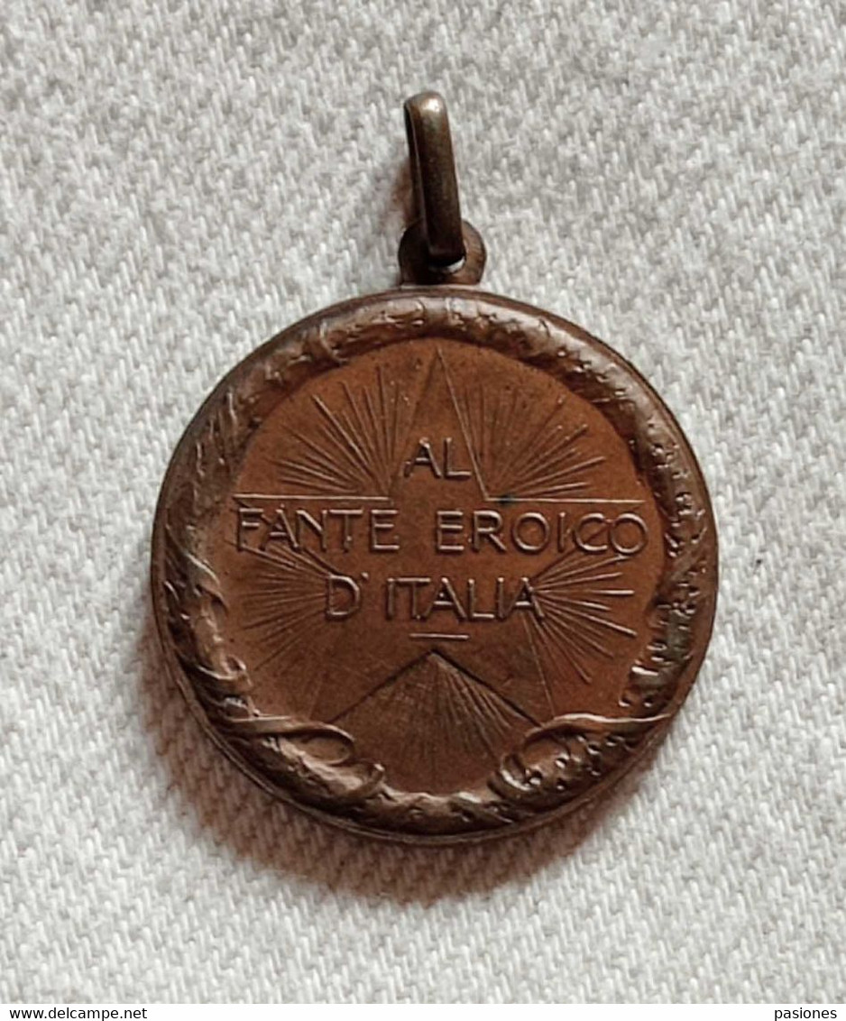 Medaglia "Al Fante Eroico D'Italia" 1920  SPL+ - Altri & Non Classificati