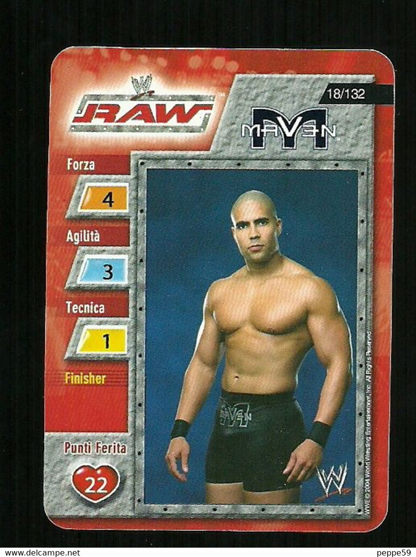 Figurina Wrestling - Card  18-132 - Tarjetas