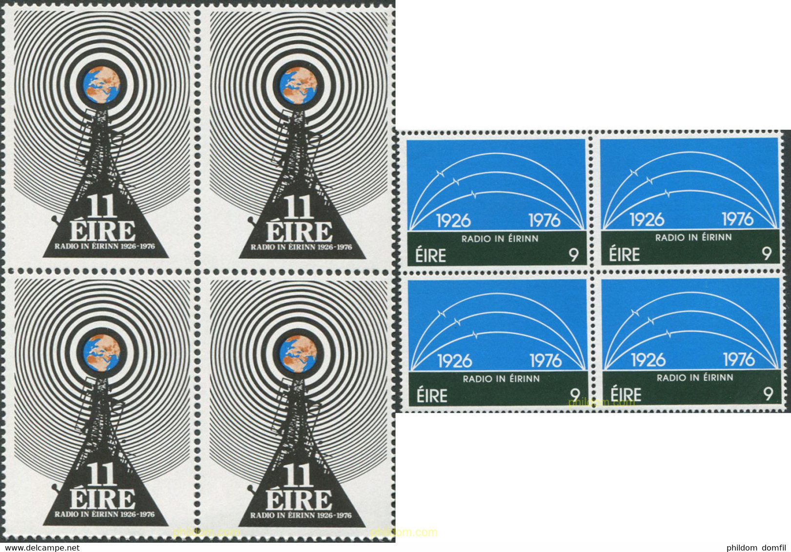 697440 MNH IRLANDA 1976 50 ANIVERSARIO DE LA RADIO IRLANDESA - Colecciones & Series