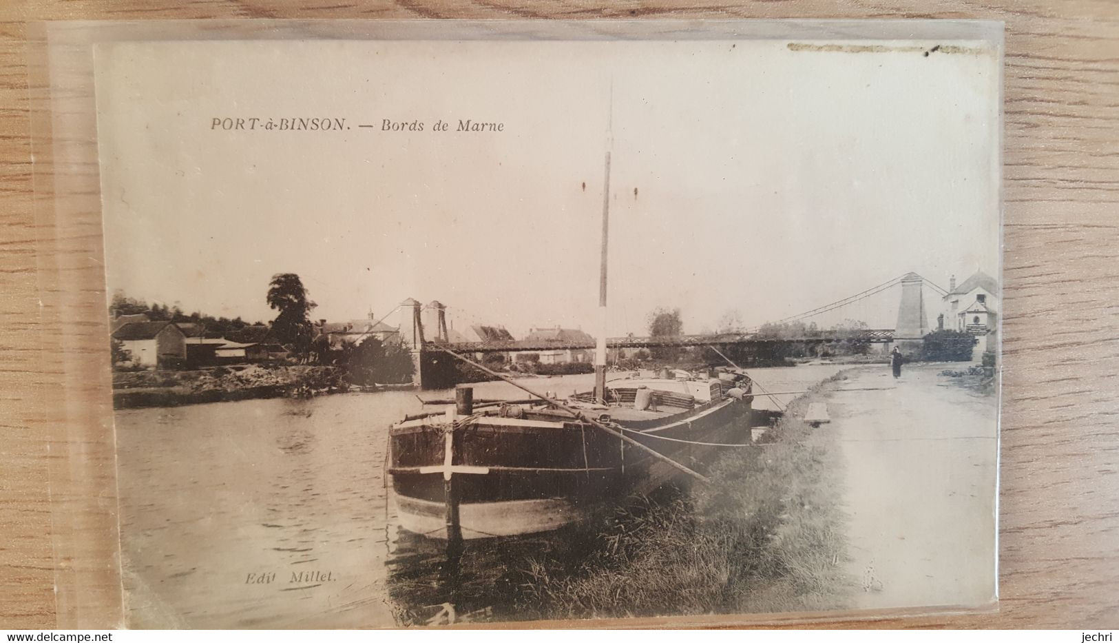 Port A Binson , Péniche Marne - Péniches