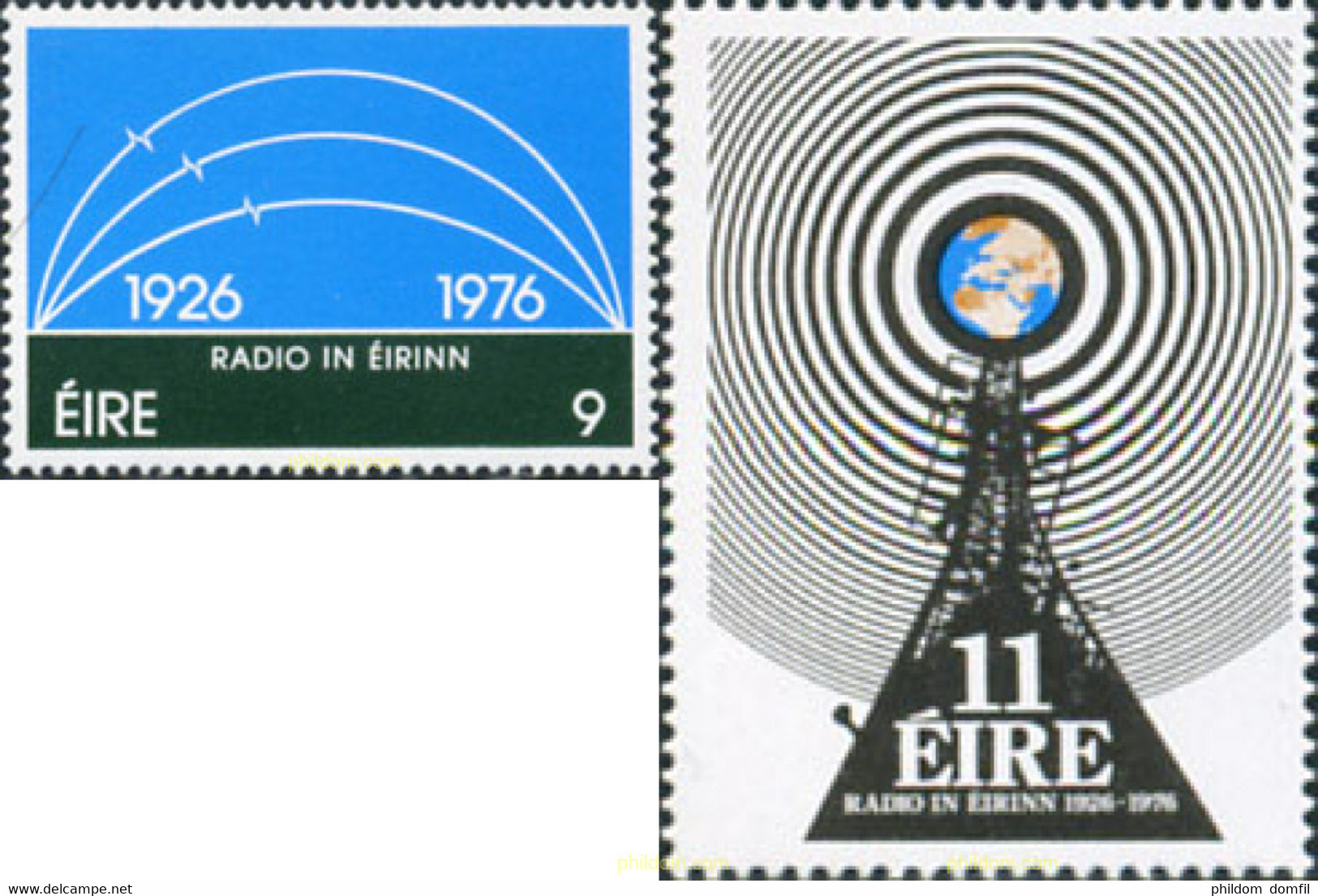 164756 MNH IRLANDA 1976 50 ANIVERSARIO DE LA RADIO IRLANDESA - Collections, Lots & Séries