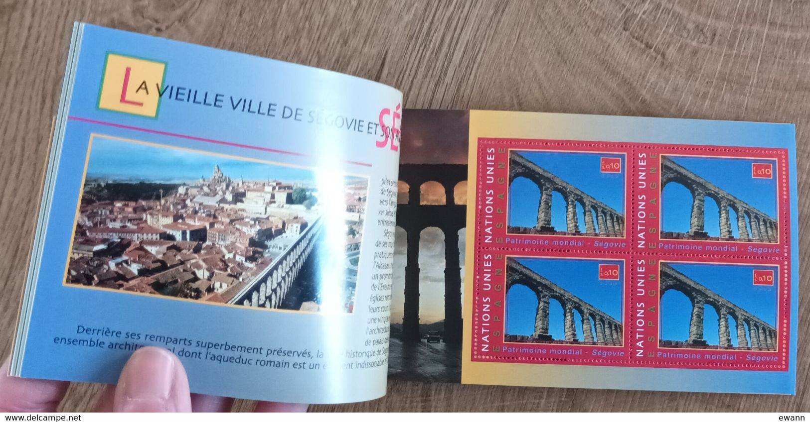 Nations Unies / Genève - Carnet prestige YT n°C417 - Patrimoine mondial / Espagne  - 2000 - Neuf