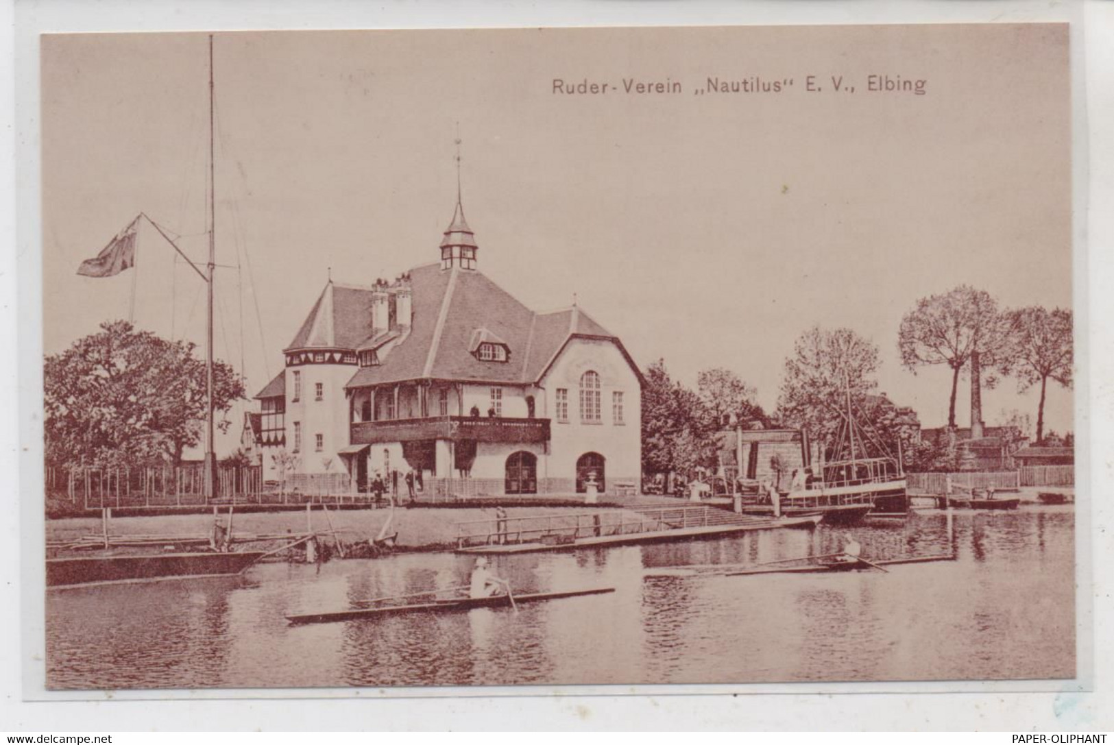 SPORT - RUDERN / Rowing, Ruder - Verein Nautilus - Elbing, Photo - Aviron