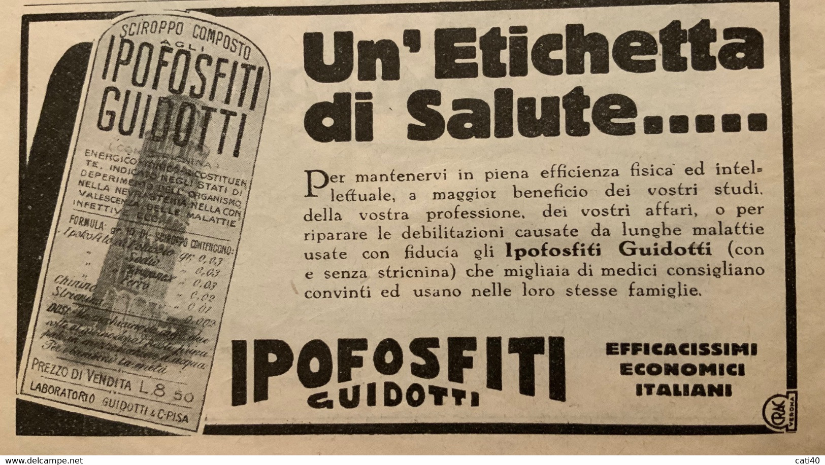 OPUSCOLO CON PUBBLICITA' D'EPOCA : RADIO - GRAMMOFONI - FARMACIA - BELLEZZA....SALUTE..ECC.ECC.