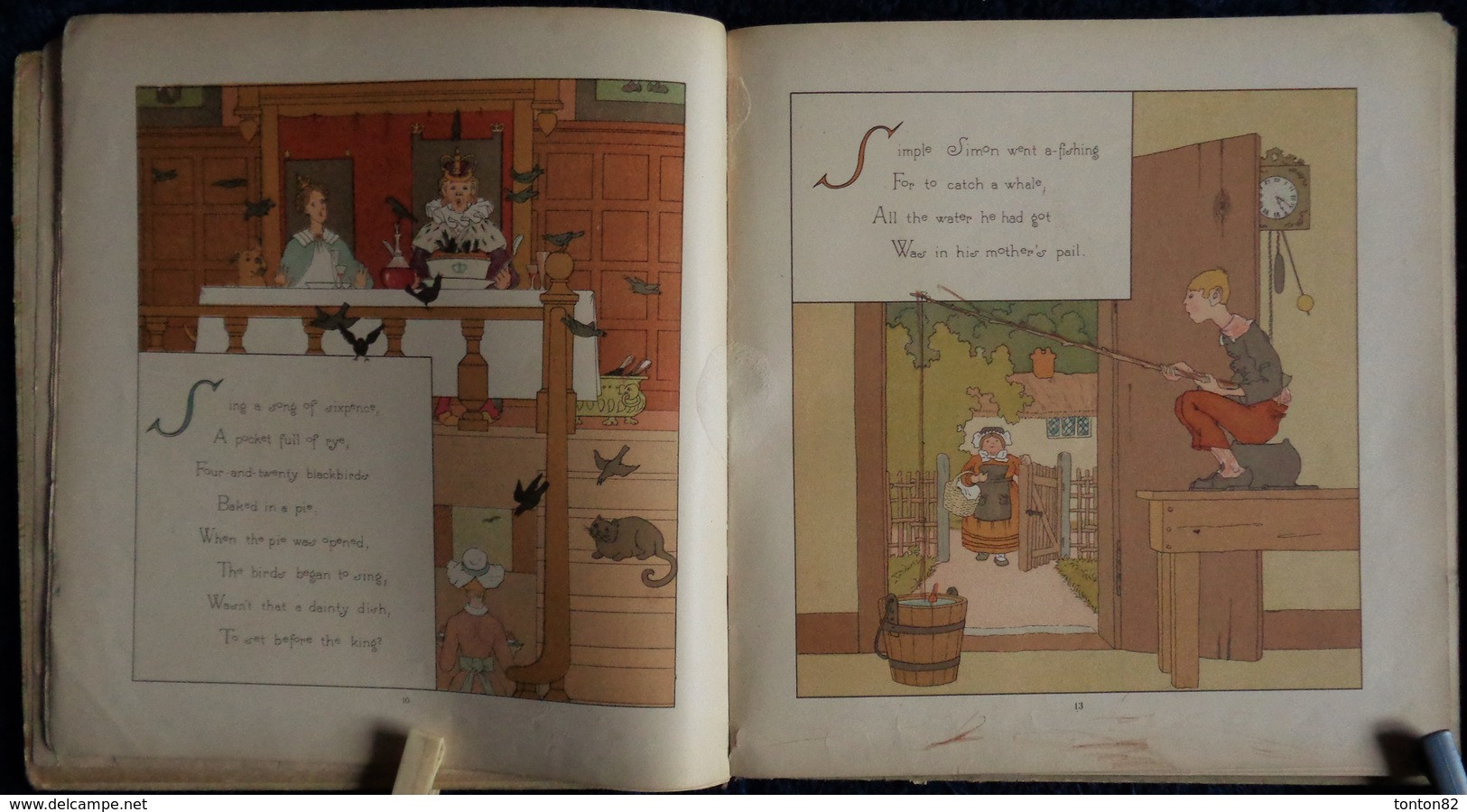 Familiar Selections From The Rhymes Of MOTHER GOOSE - With Pictures By Chester Loomis . - Picture Books