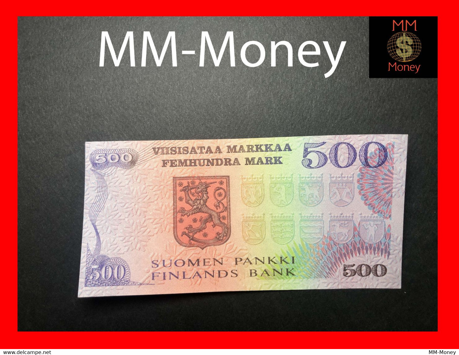 Finland  500  Markkaa 1975  P. 110   "very Rare"    XF   [MM-Money] - Finlande