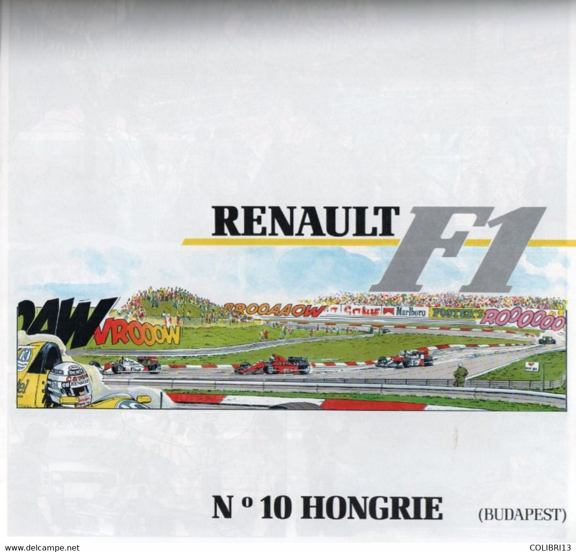 PUB RENAULT F1 GRATON N°10 HONGRIE BUDAPEST CIRCUIT AUTOMOBLE 4pages Double Souples - Autres & Non Classés