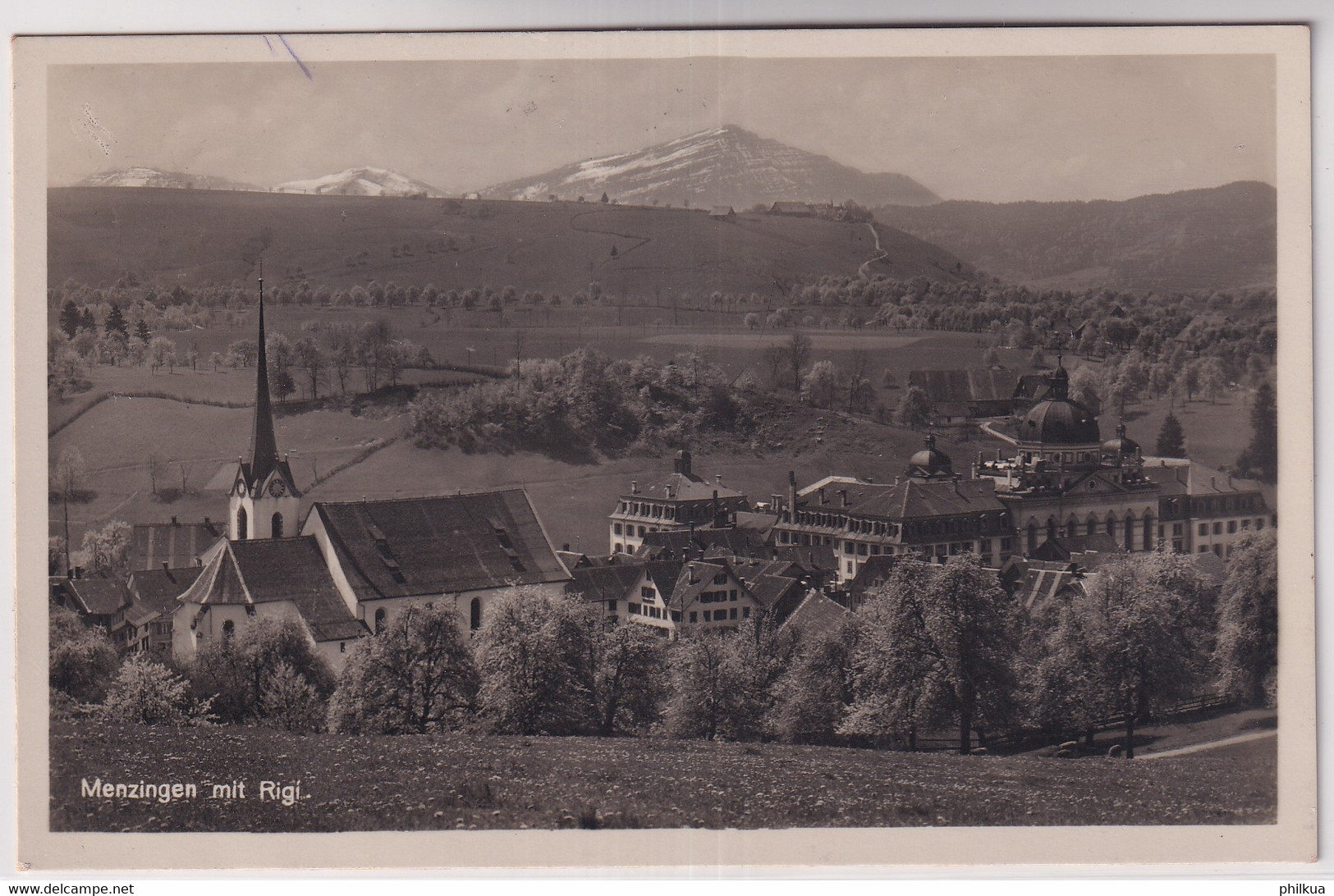 Menzingen Mit Rigi - Menzingen