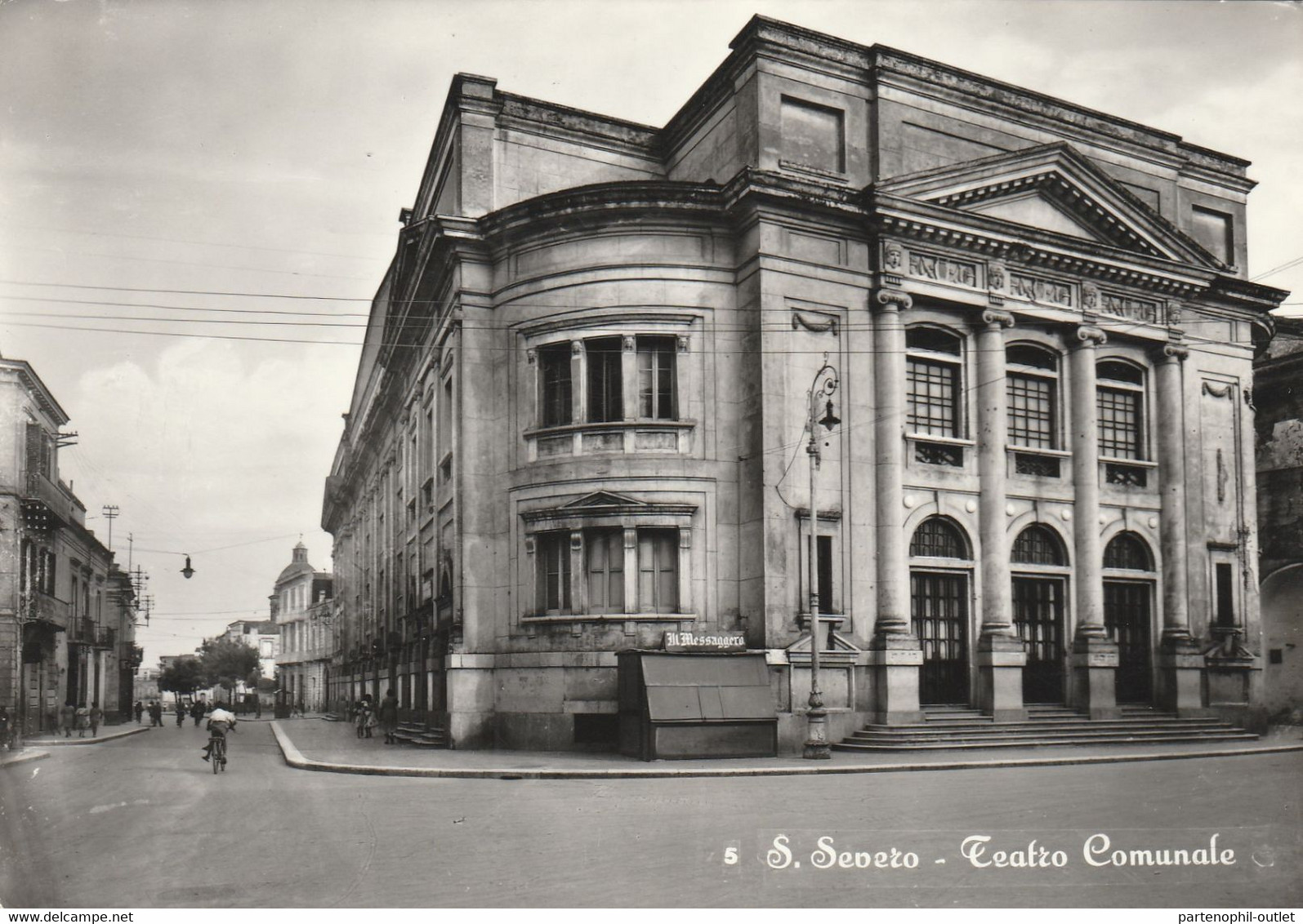 Cartolina - Postcard /  Viaggiata - Sent  / San Severo - Teatro Comunale ( Gran Formato ) Viaggiata Anni 50° - San Severo