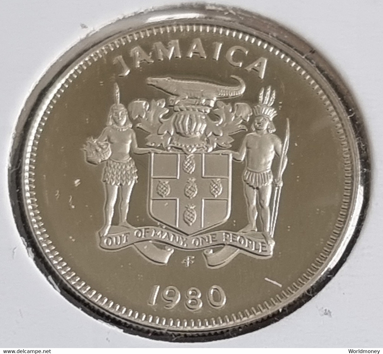 Jamaica 10 Cents 1980  - UNC - Jamaica