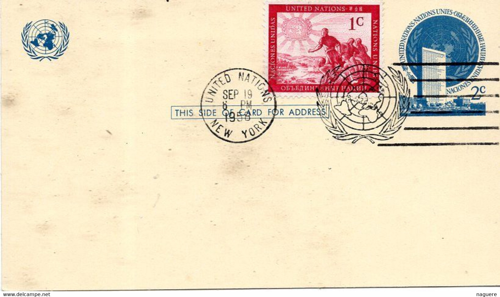 ETATS UNIS  NEW YORK   ENTIER POSTAL 1958 - 1941-60