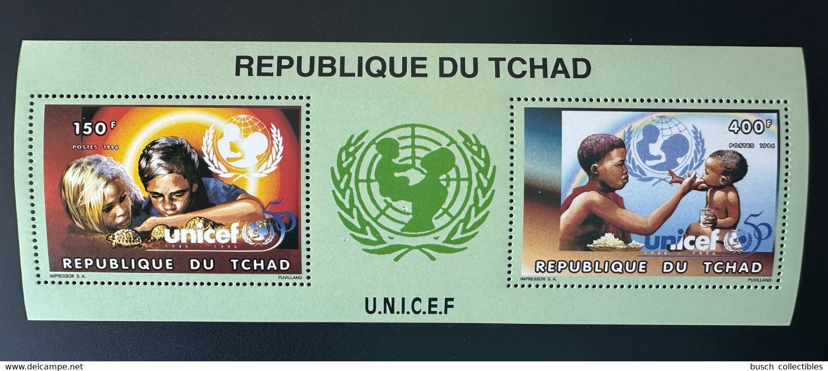 Tchad Chad Tschad 1996 Mi. Bl. 255 A UNICEF Enfants Children Kinder 50 Ans Jahre Years - UNICEF