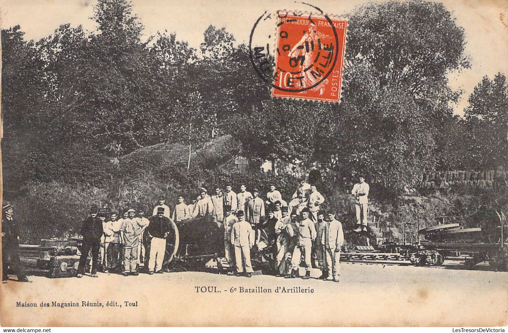 FRANCE - 54 - TOUL - 6è Bataillon D'Artillerie - Militaria - Carte Postale Ancienne - Toul