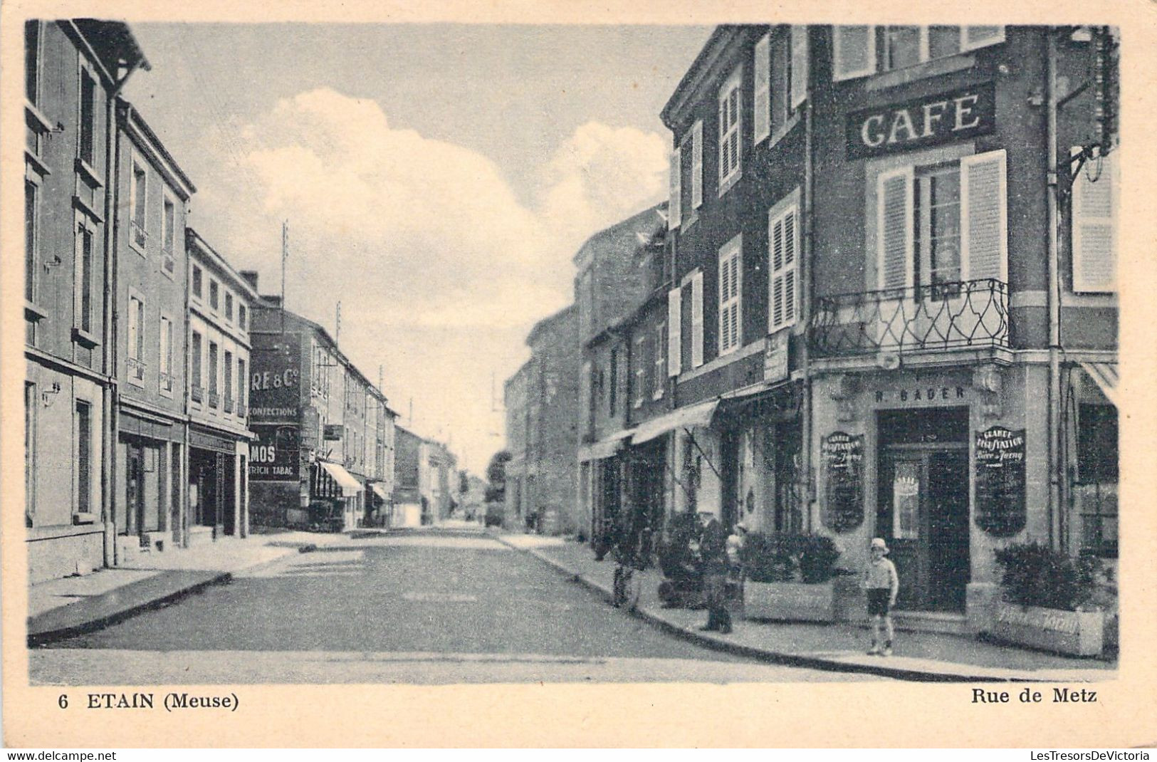 FRANCE - 55 - ETAIN - Rue De Metz - Carte Postale Ancienne - Etain