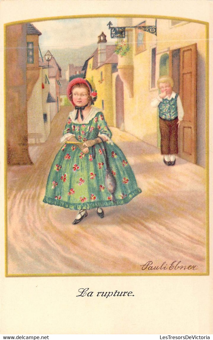 FEMMES -  Femme Qui Quitte Son Mari - La Rupture - Illustrateur Pauli Ebner - Carte Postale Ancienne - Femmes