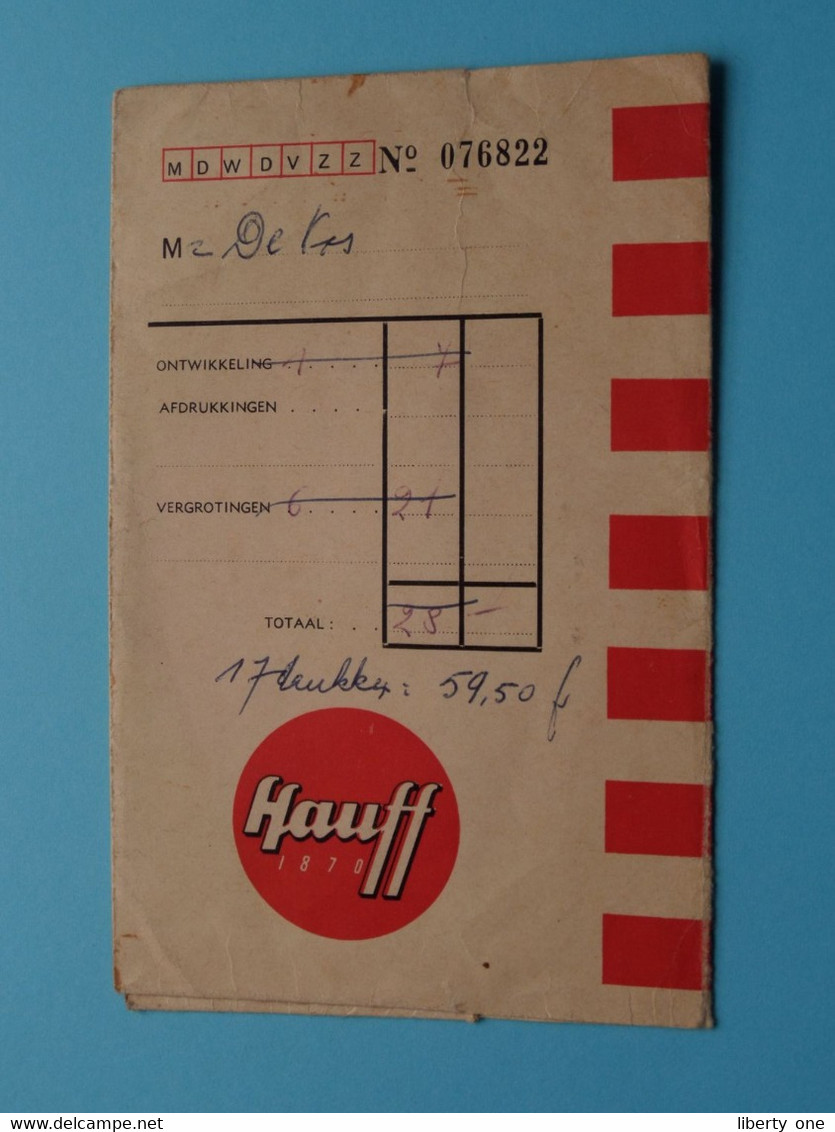 Mapje Studio DEYAERT Kloosterstraat 18 > RUPELMONDE > Anno 1950/60/70 ( Zie / Voir SCAN ) ! - Matériel & Accessoires