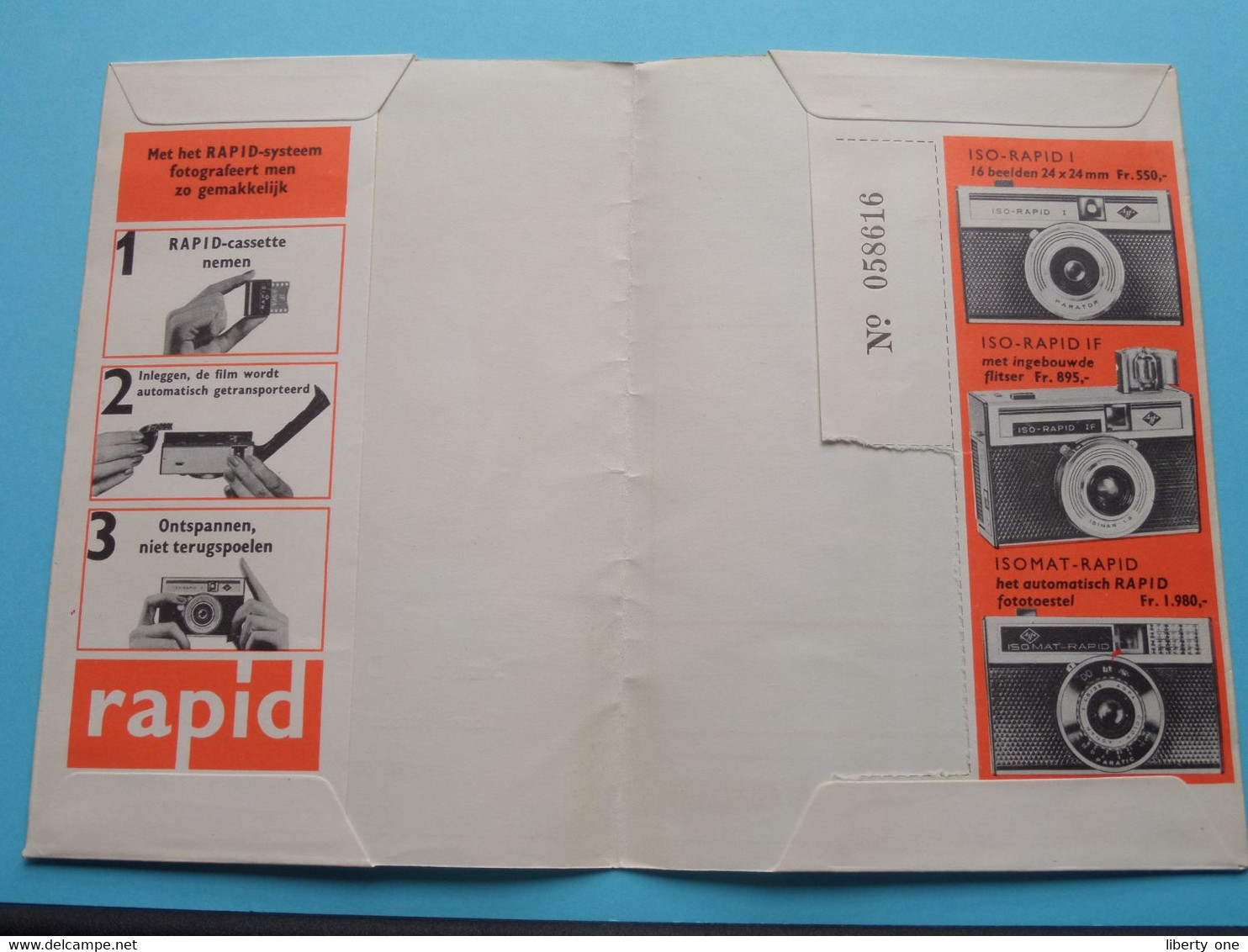 Mapje Studio DEYAERT Kloosterstraat 18 > RUPELMONDE > Anno 1950/60/70 ( Zie / Voir SCAN ) ! - Zubehör & Material