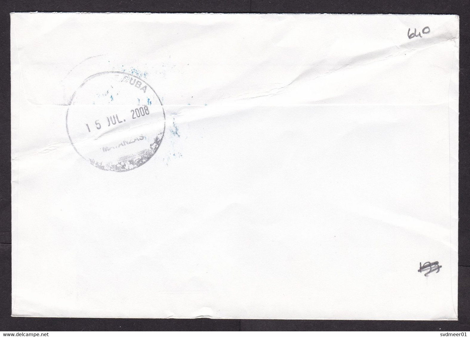 Cuba: Cover To Turkey, 2008, 2 Stamps, Olympics Beijing, Sports, Swimming, Athletics, Rare Real Use (damaged; Folds) - Covers & Documents