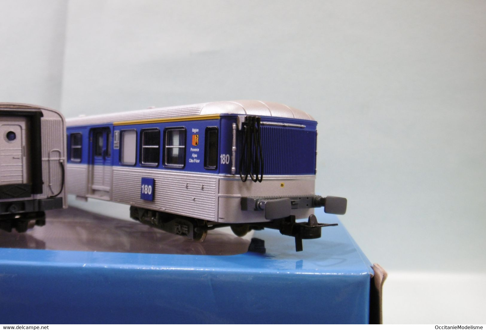 Jouef - Coffret 3 VOITURES RIO 82 Livrée PACA Provence Alpes Côte D'Azur ép. V SNCF Réf. HJ4154 Neuf NBO HO 1/87 - Passagierwagen