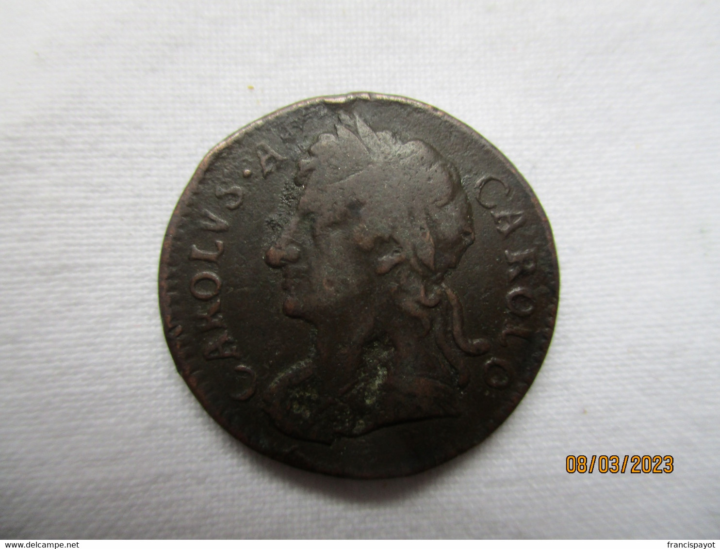 Great Britain: Farthing 1675 Charles II - A. 1 Farthing