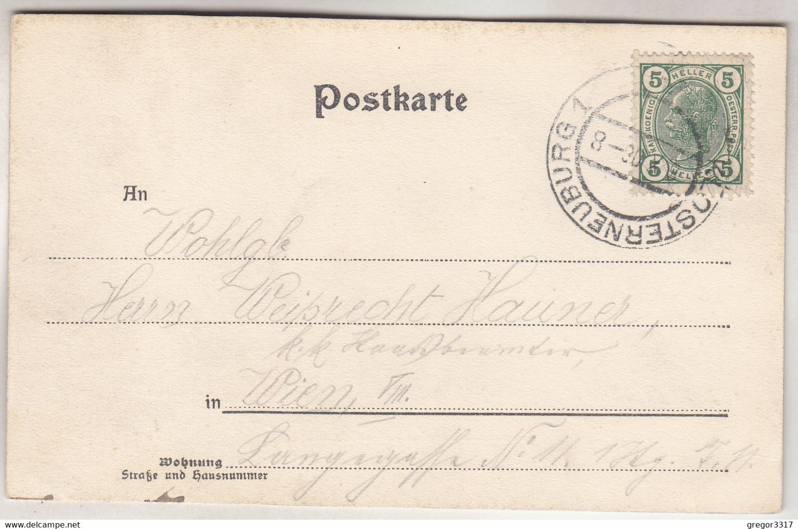 C5849) KLOSTERNEUBURG - P.P. Augustiner Chorherren Stift U. Kirche ALT 1906 - Klosterneuburg