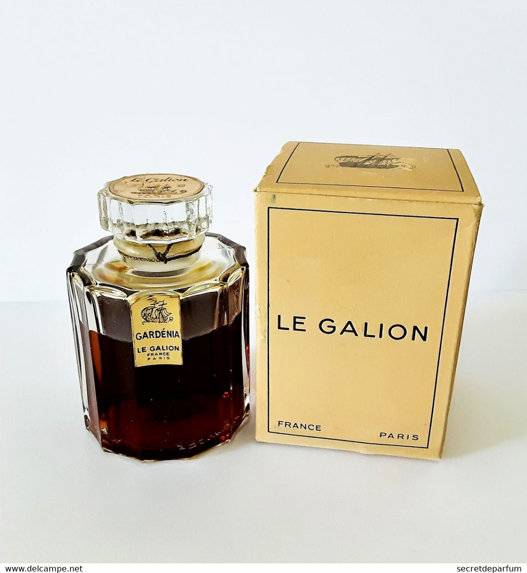 Flacon De Parfum  GARDÉNIA  De LE GALION Hauteur Totale 7.5 Cm + Boite - Women