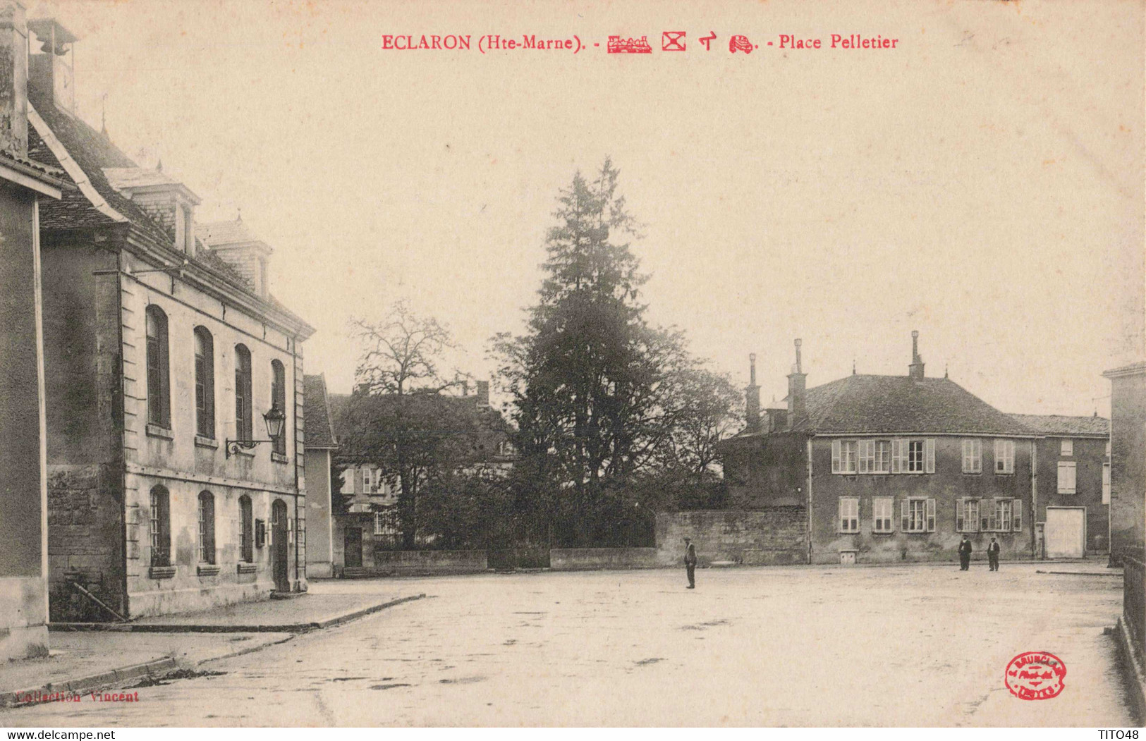 FR-52 HAUTE-MARNE - ECLARON - Place Pelletier - Eclaron Braucourt Sainte Liviere
