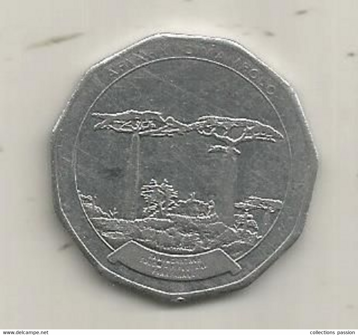 JC, Monnaie, REPUBLICA DE GUINEA ECUATORIAL ,  50 Ariary, Repoblika Demokratika Malagasy,  1992 ,  2 Scans - Madagaskar