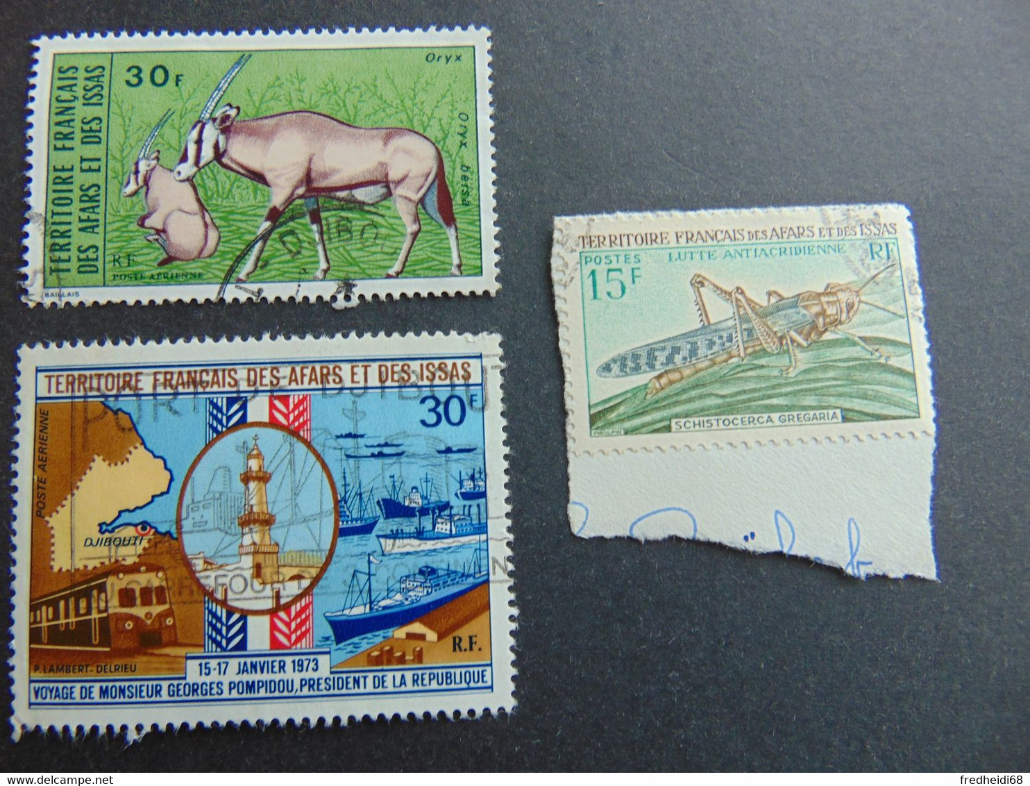 Très Beau Petit Lot De 3 Timbres Oblitérés - Used Stamps