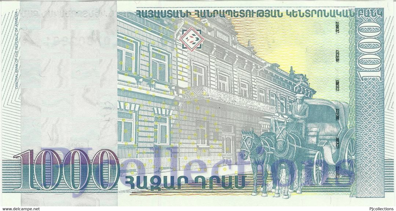 ARMENIA 1000 DRAM 2001 PICK 50a UNC - Armenië