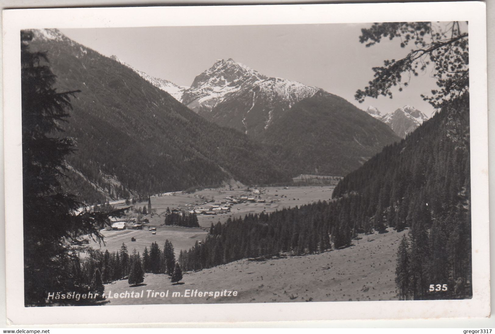 C5859) HÄSELGEHR I. Lechtal - Tirol Mit Elferspitze ALT - Lechtal