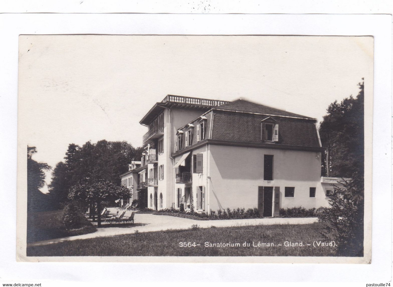 CPSM : 14 X 9 - Sanatorium Du Léman, Gland - Gland