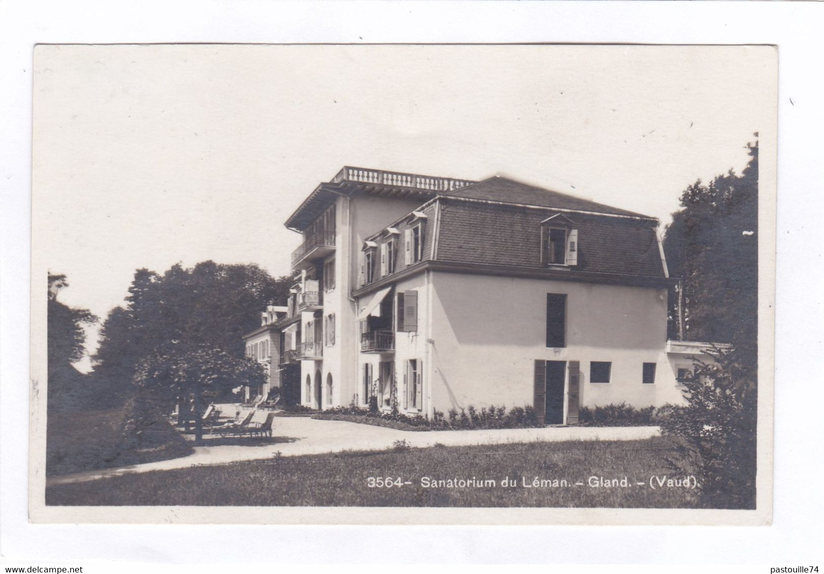 CPSM : 14 X 9 - Sanatorium Du Léman, Gland - Gland