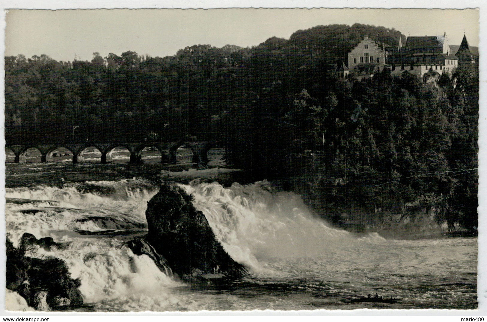 C.P.  PICCOLA   SACHSEN  RHEINFALL  B.  NEUHAUSEN    MIT  SCHLOSS  LAUFEN     (NUOVA) - Neuhausen (Erzgeb.)