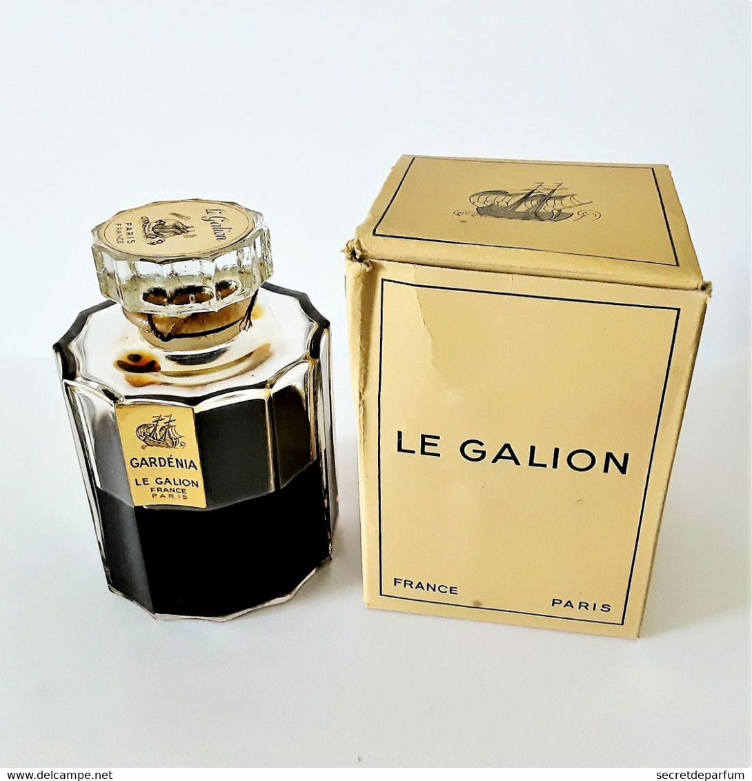 Flacon De Parfum  GARDÉNIA  De LE GALION Hauteur Totale 8.5 Cm + Boite - Women