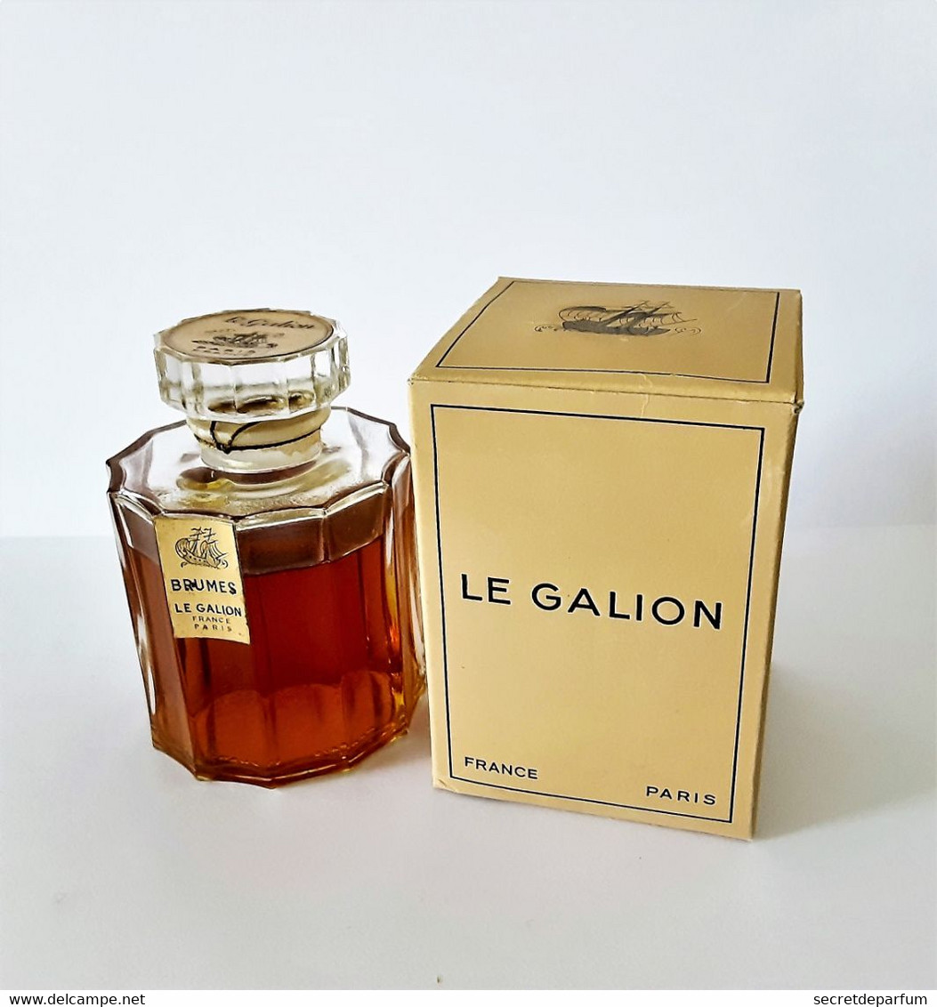 Flacon De Parfum  BRUMES  De LE GALION Hauteur Totale 8.5 Cm + Boite - Donna