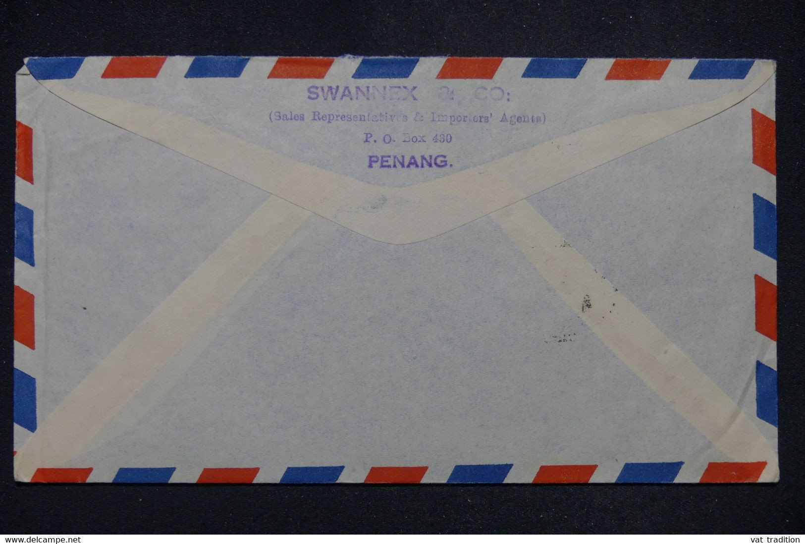 MALAISIE - UPU Sur Enveloppe  De Penang Pour Lauzanne En 1949  - L 141792 - Malayan Postal Union