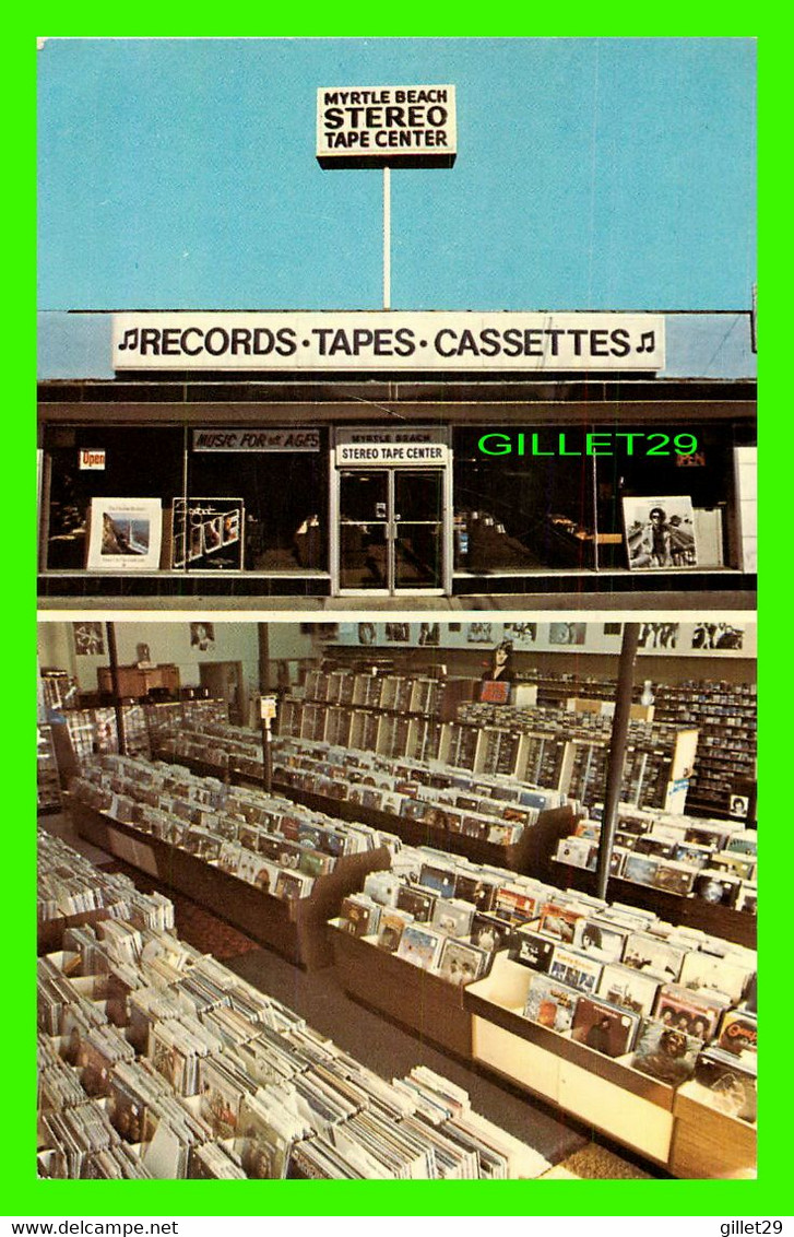 MYRTLE BEACH, SC - MYRTLE BEACH STEREO TAPE CENTER - 2 MULTIVUES  - DEXTER PRESS INC -  PUB. BY WEMETT - - Myrtle Beach