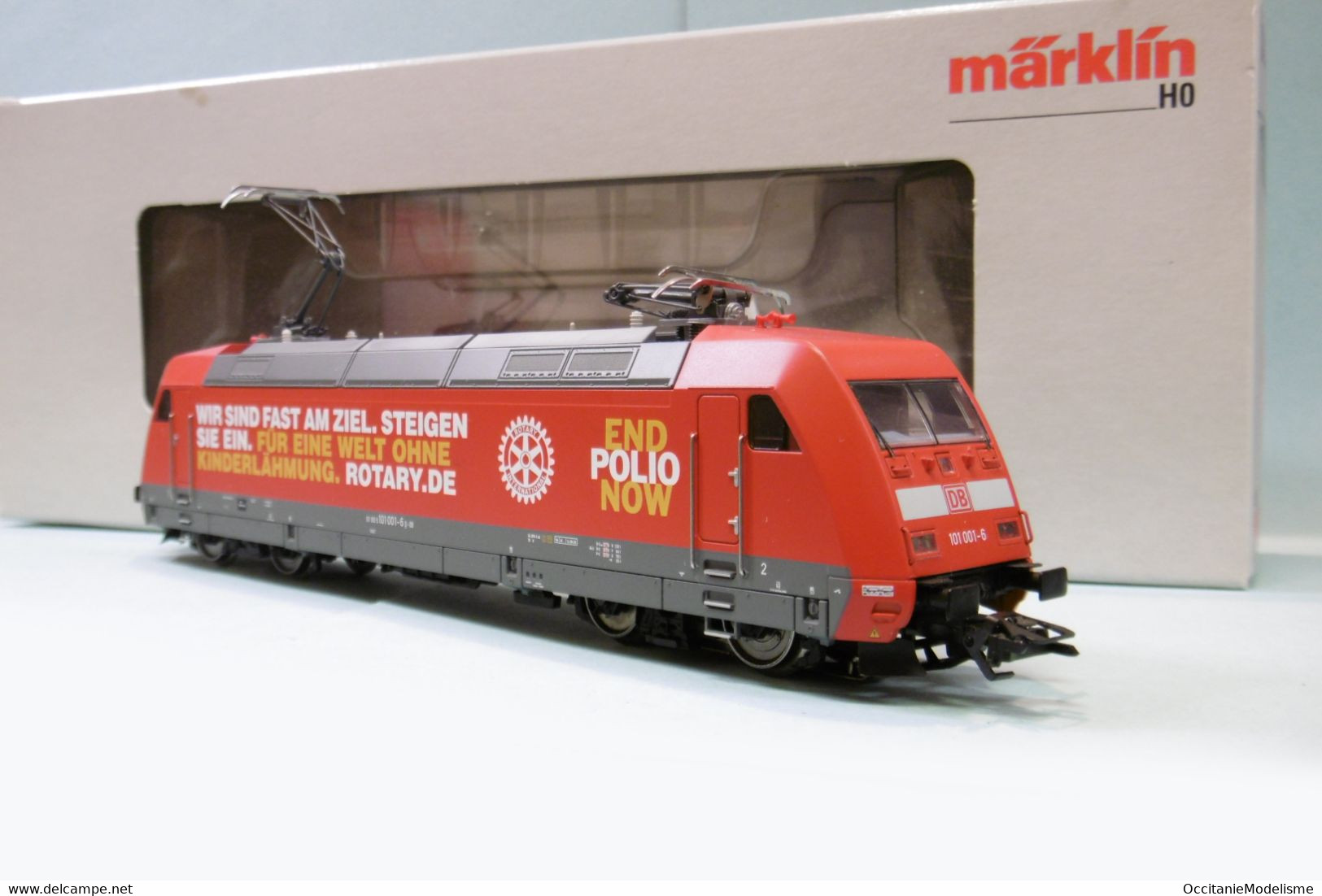 Märklin 3 Rails - Locomotive électrique BR 101 DB AG Polio Rotary ép. VI Digital Sound MFX Réf. 39371 BO HO 1/87 - Locomotives