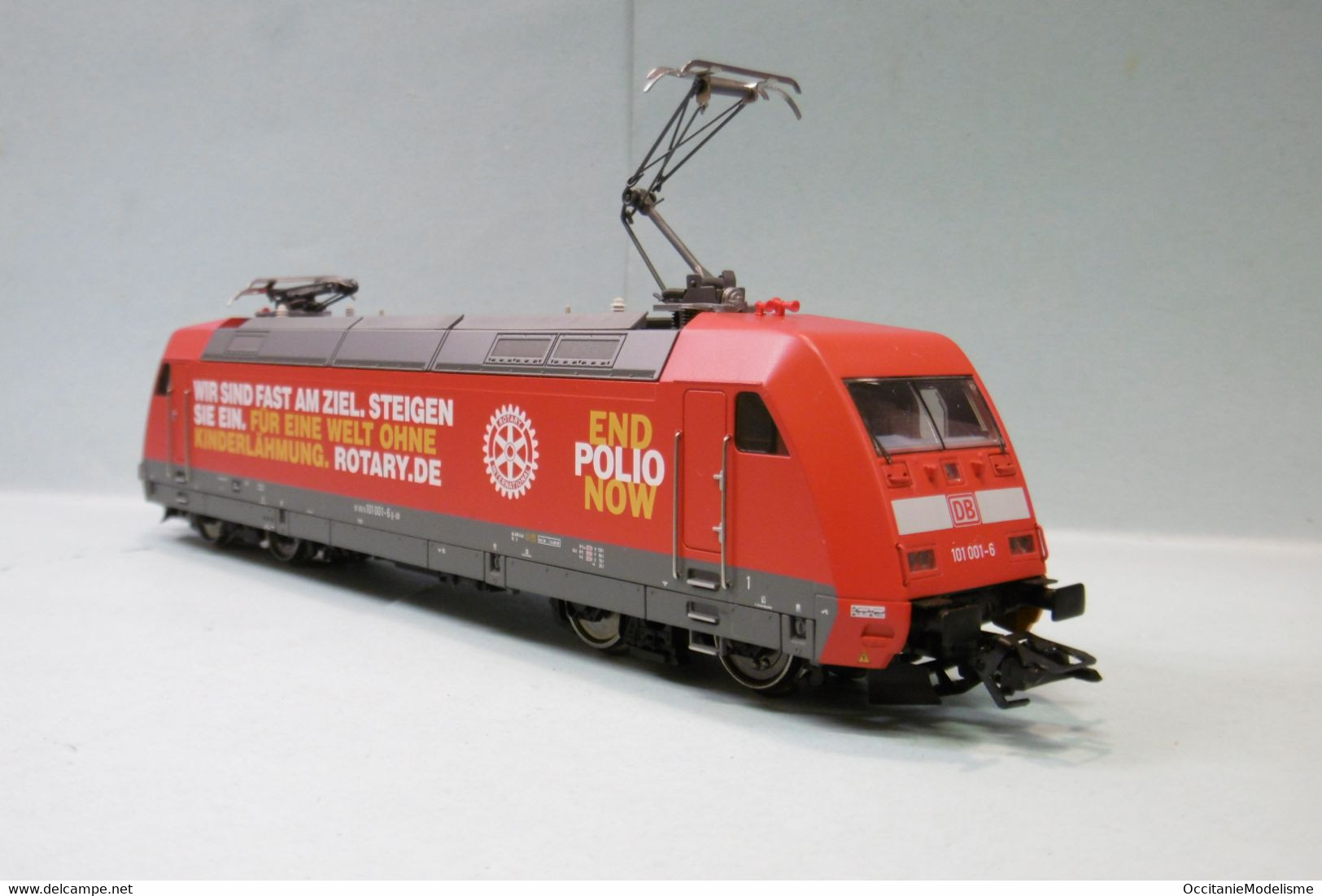 Märklin 3 Rails - Locomotive électrique BR 101 DB AG Polio Rotary ép. VI Digital Sound MFX Réf. 39371 BO HO 1/87 - Locomotives