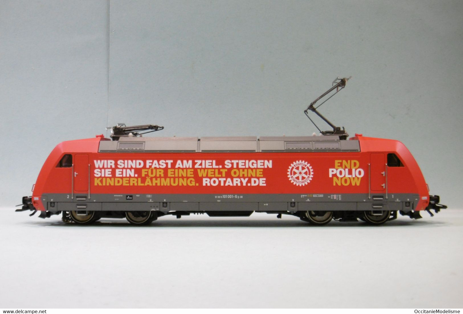 Märklin 3 Rails - Locomotive électrique BR 101 DB AG Polio Rotary ép. VI Digital Sound MFX Réf. 39371 BO HO 1/87 - Locomotieven