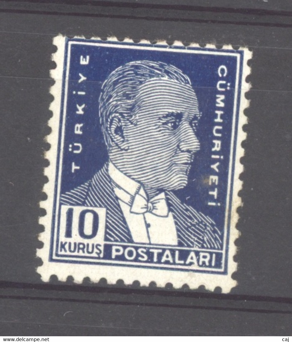 Turquie  :  Yv  972B  * - Unused Stamps
