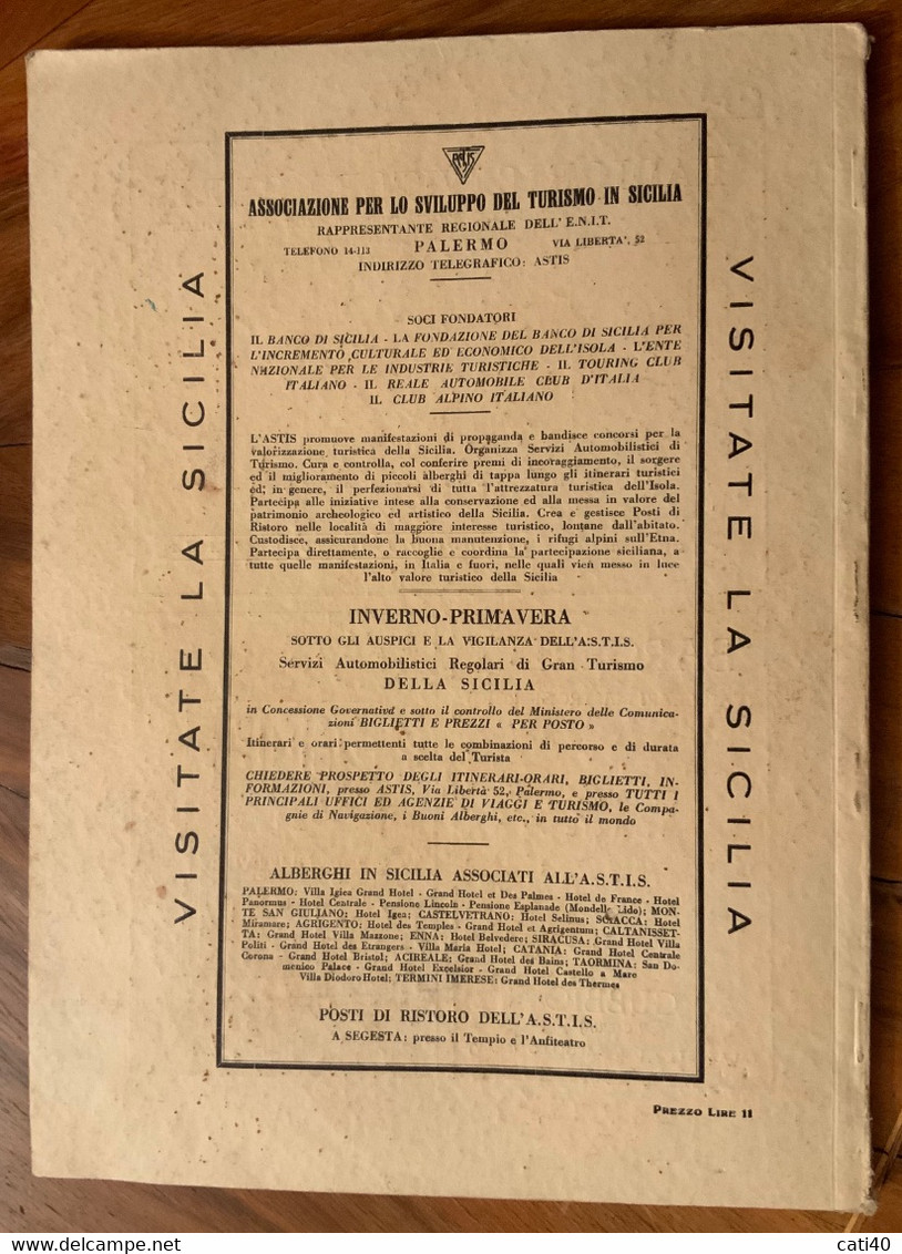 OSPITALITA' ITALIANA -  RASSEGNA DI PROPAGANDA DELL'ENTE OSPITALITA' ITALIANA -CON PAGINE E PAGINE DI PUBBLICITA' - Textes Scientifiques