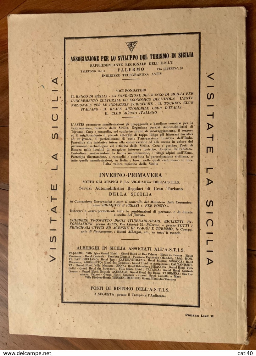 OSPITALITA' ITALIANA -  RASSEGNA DI PROPAGANDA DELL'ENTE OSPITALITA' ITALIANA -CON PAGINE E PAGINE DI PUBBLICITA' - Wetenschappelijke Teksten