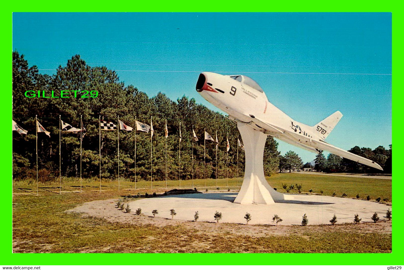 BEAUFORT, SC - MAIN ENTRANCE - U. S. MARINE CORPS AIR STATION -  PUB. BY ERNEST FERGUSON - PUB. BY PHOTO ARTS - - Beaufort