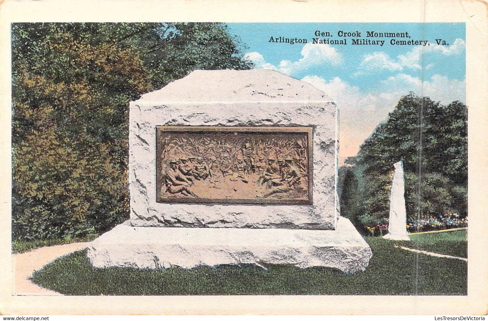 ETATS-UNIS - Virginia - Arlington - Crook Monument - National Military Cemetery - Carte Postale Ancienne - Arlington